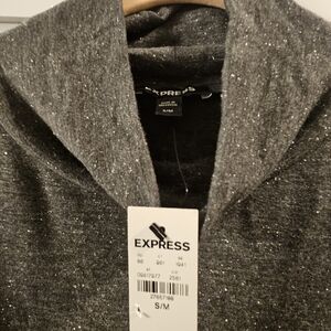 Express Womens Gray Sparkle Sweater Size Small